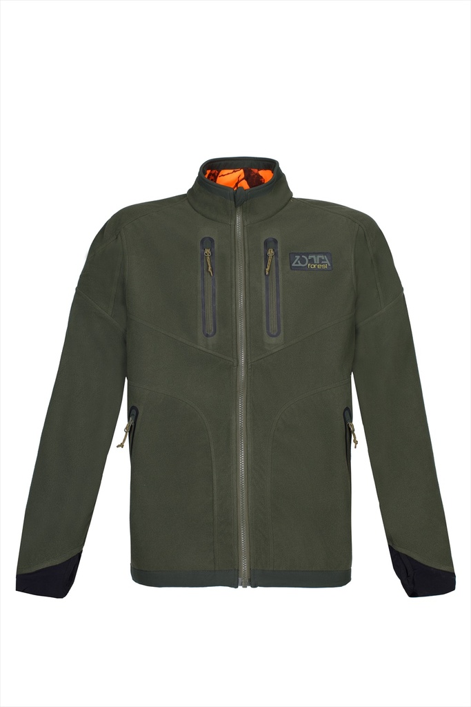 Μπουφάν αδιάβροχο soft-shell διπλής όψης ZOTTA FOREST REVERSE